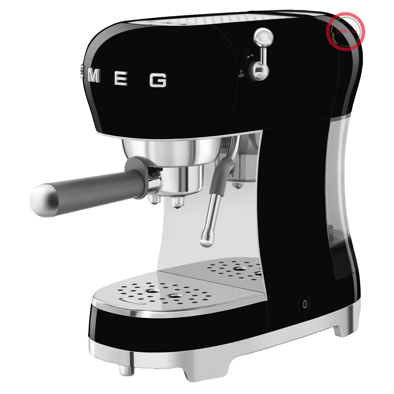 اسپرسو ساز اسمگ ایتالیا مدل Smeg ECF02BLEU رنگ مشکی با طراحی کلاسیک دهه ۵۰